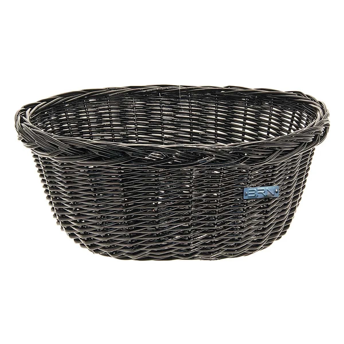 CESTO ANTERIORE BRN OLANDA IN VIMINI NERO