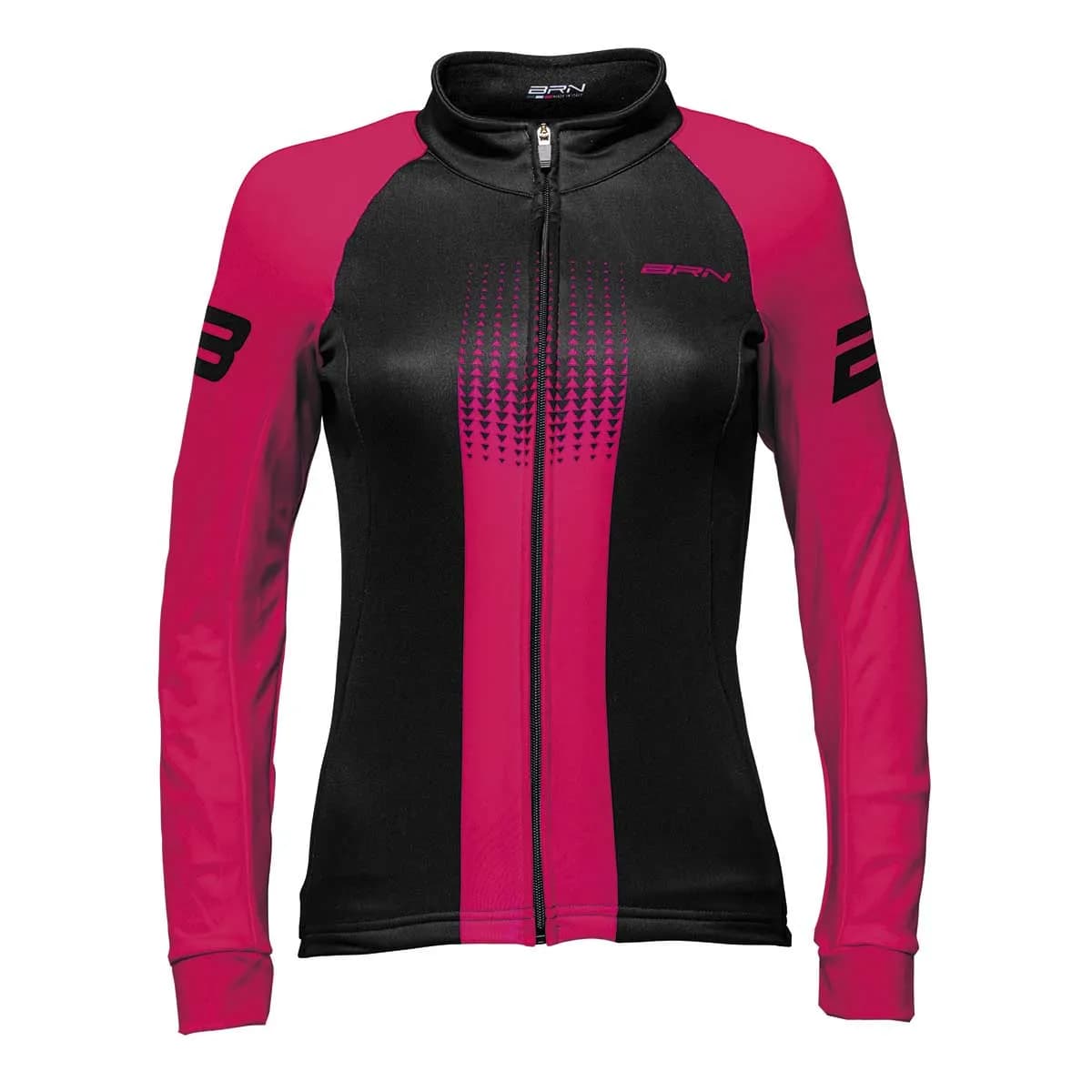 GIUBBINO BRN DONNA INVERNALE FUCSIA FLUO/NERO