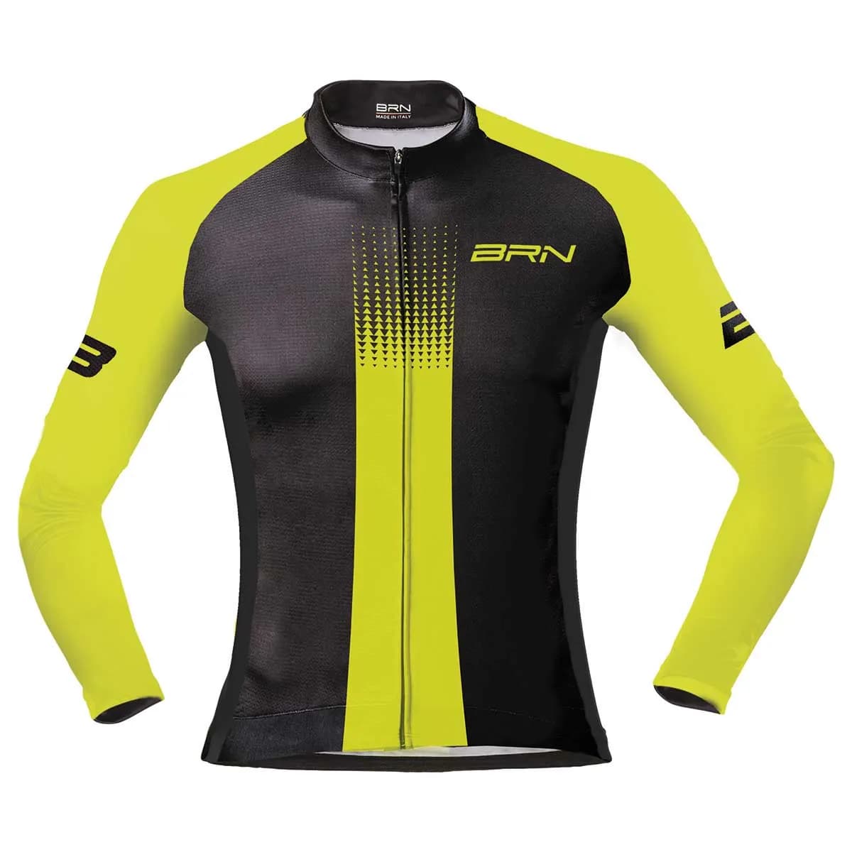 MAGLIA BRN MANICA LUNGA UOMO GIALLA FLUO